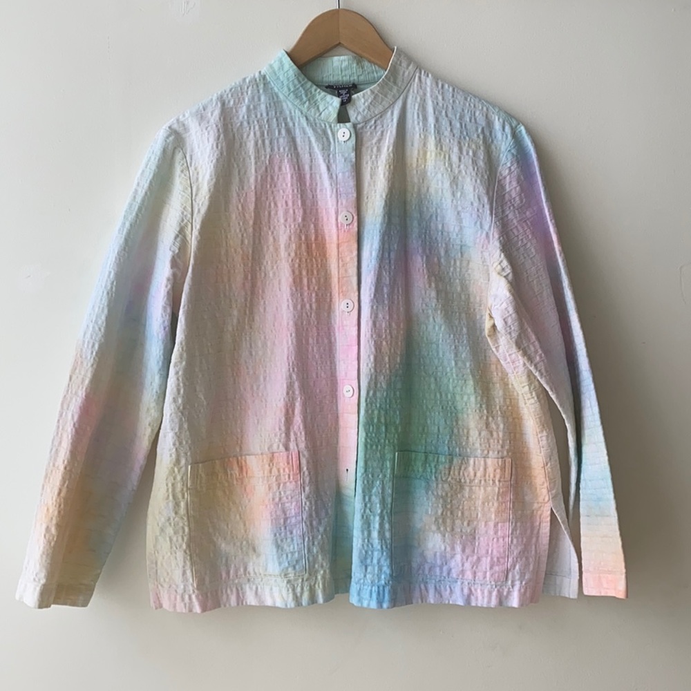 Eileen Fisher Linen Light Spring Chore Coat